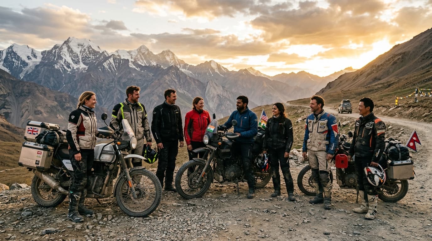 Real India Expeditions Riders Wall